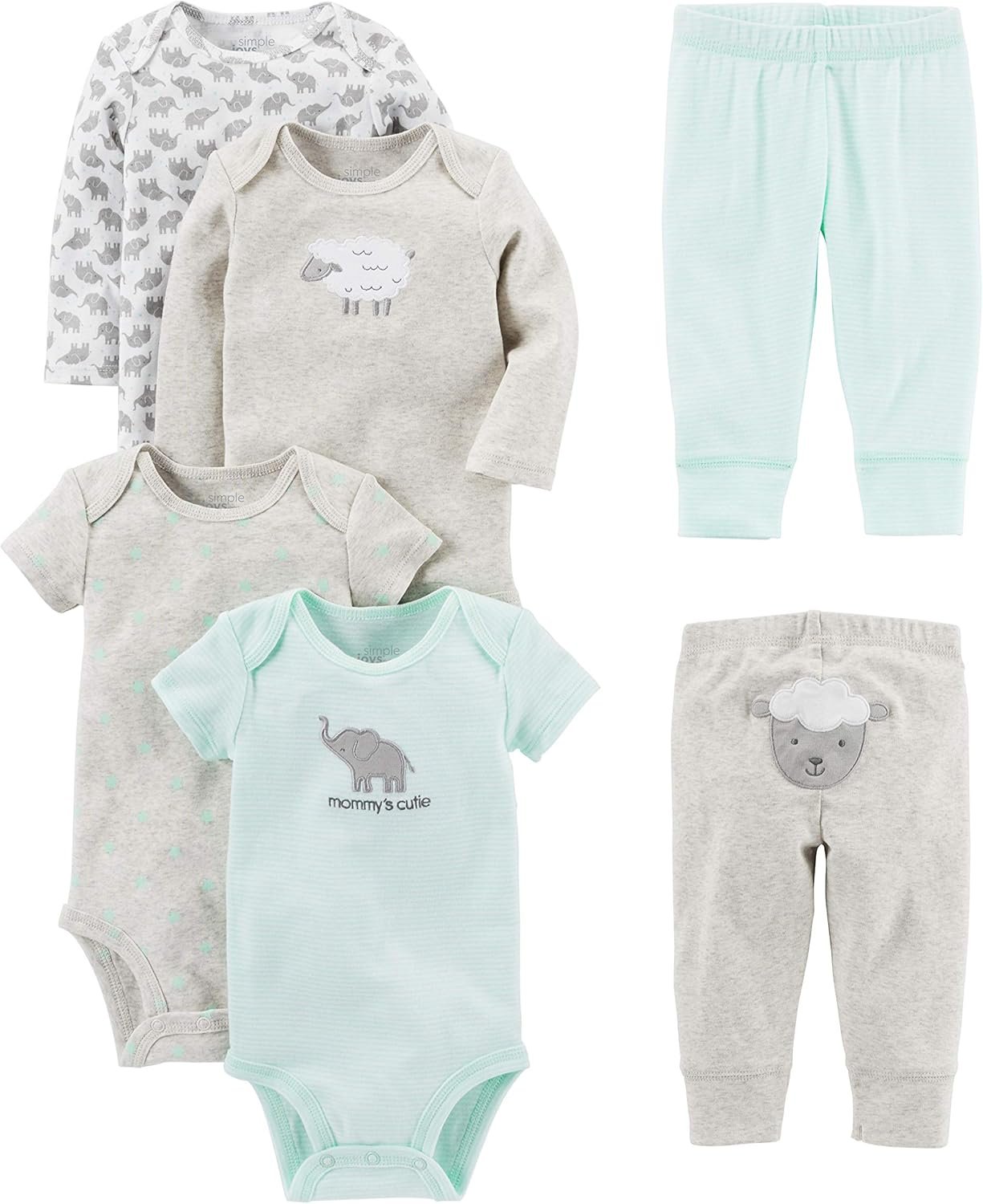 Simple Joys by Carter's Infant-and-Toddler-Pants-Clothing-Sets Mixte bébé