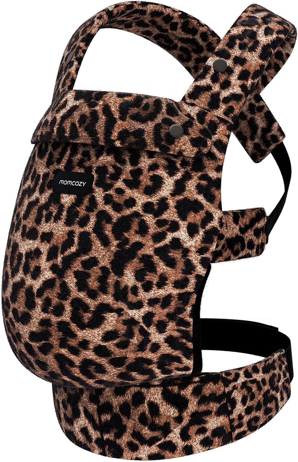 Porte-bébé Momcozy - Ergonomique, confortable et léger, adapté aux bébés de 3 à 20 kg, facile à enfiler, idéal pour une parentalité mains libres, Léopard – Image 9