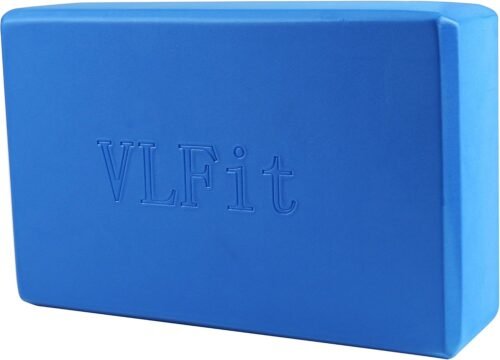 Lot de 2 Briques de Yoga de VLFit – Choix de Couleur- (2 PC) Bloc en Mousse EVA à Haute Densité pour Soutenir et Renforcer les Poses – Léger,Résistant aux Odeurs et étanche à l’humidité