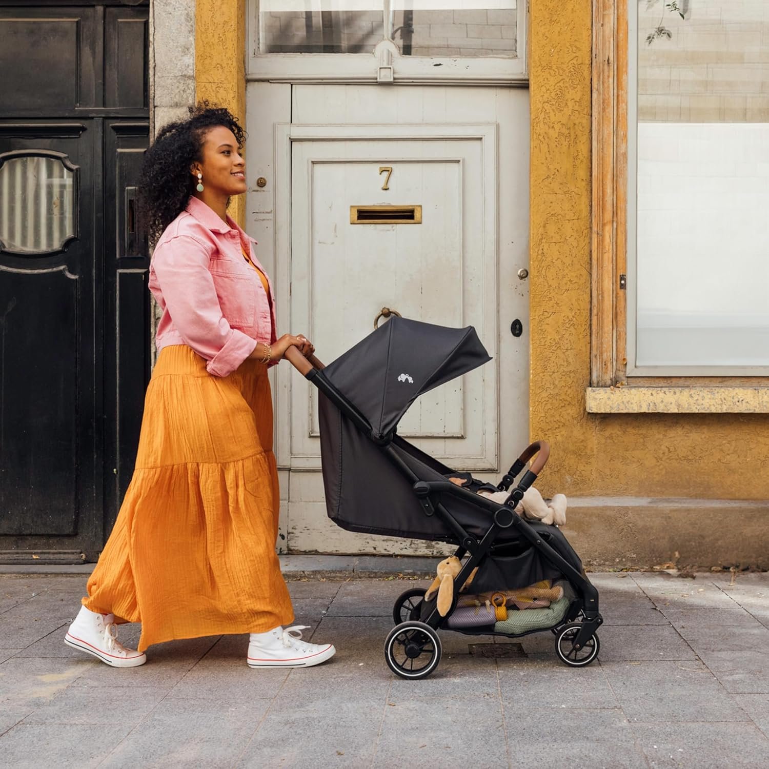 Bebeconfort Sunlite, poussette canne compacte, 0 à 4 ans (22 kg max.), légère (7,2 kg), position allongée, poussette compacte, inclinable d’une main, grand panier de rangement (5 kg), Tinted Grey – Image 10