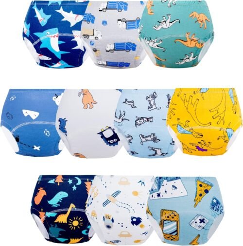 Cogindss Xmrlvn Pantalon d’entraînement pour bébé sous-vêtement d’entraînement pour garçon et Fille, 2-6T