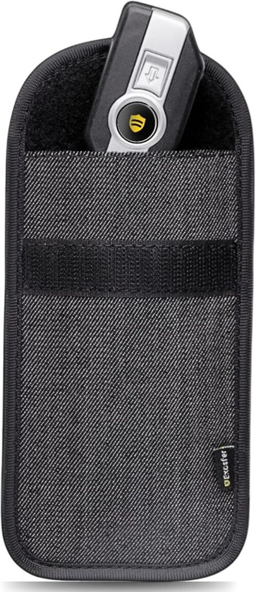 Etui Anti RFID – Exosfer | Étui Clef de Voiture Anti Ondes, Blocage Signal RFID, Pochette Cage de Faraday – Antivol – Anti-Piratage Clés Auto, Protection Badge Telepeage. Jeans Médium