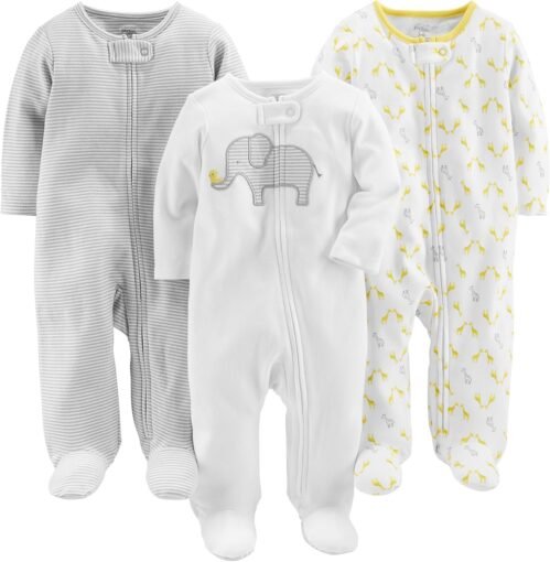 Simple Joys by Carter’s Dormeuses Tout-Petits (Lot de 3) Mixte bébé